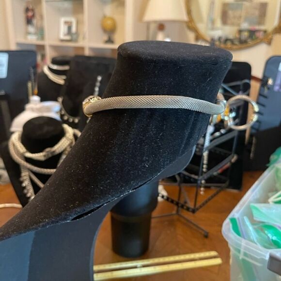 Cable Rope Single Bead Statement Necklace - Picture 3 of 7